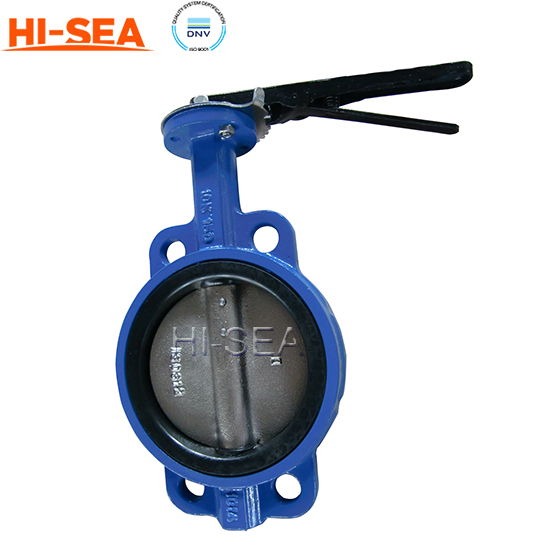 JIS F7480 Marine Wafer Type Butterfly Valve